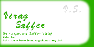 virag saffer business card